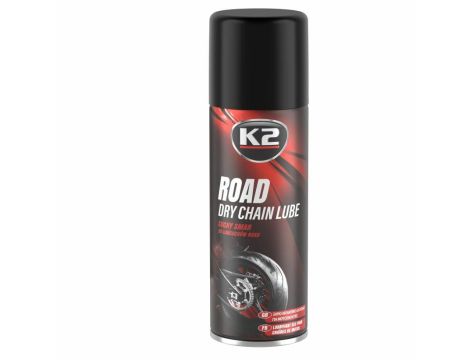 K2 SUCHY SMAR DO ŁAŃCUCHÓW MOTOCYKLOWYCH ROAD 400ML