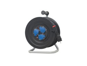 Przedłużacz na bębnie plastikowym NERO-290 3x230V IP44 3x2,5 (OW) /50m/ z termikiem i kontrolką