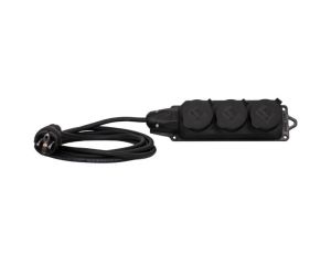 Przedłużacz listwowy gumowy 3x230V(3x2P+Z) OW (H05RR-F) 3x2,5-5m
