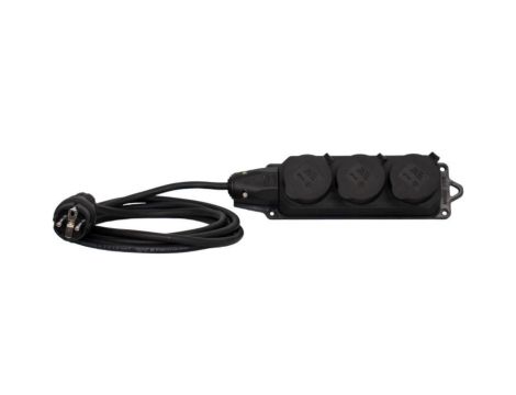 Przedłużacz listwowy gumowy 3x230V(3x2P+Z) OW (H05RR-F) 3x2,5-5m