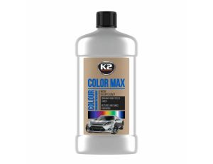 K2 WOSK KOLORYZUJĄCY NABŁYSZCZA I CHRONI. COLOR MAX 500 SZARY 500ML