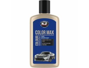 K2 WOSK KOLORYZUJĄCY NABŁYSZCZA I CHRONI COLOR MAX 250 NIEBIESKI 250ML