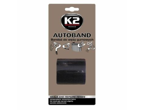 K2 BANDAŻ DO WĘŻY Z GUMY, KLEI NAWET NA MOKRO. AUTOBAND 5cm x 3m