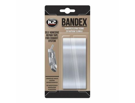 K2 SAMOPRZYLEPNY BANDAŻ DO TŁUMIKA. BANDEX 100CM