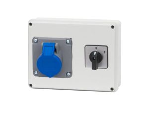 Rozdzielnica R-190 - gniazda 16A 3p, 0/1(16A)