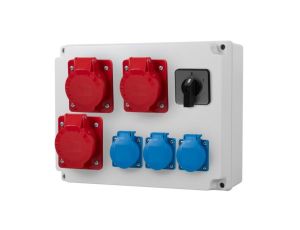 Rozdzielnica R-310 - gniazda 3x32A 5p, 3x230V, 0/1(63A)