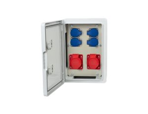 Rozdzielnica budowlana RB-250 - gniazda 2x16A 5p, 4x230V