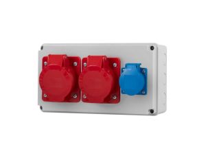 Rozdzielnica HORIZONTAL - gniazda 2x32A 5p, 230V