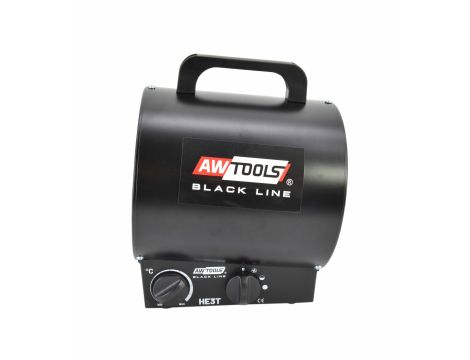 AW NAGRZEWNICA ELEKTRYCZNA TUBA  3KW HE3T /BLACK LINE - 4