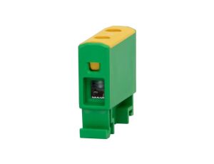 Złączka szynowa ZU 1-torowa (1,5mm2-16mm2) Al/Cu - żółto/zielona