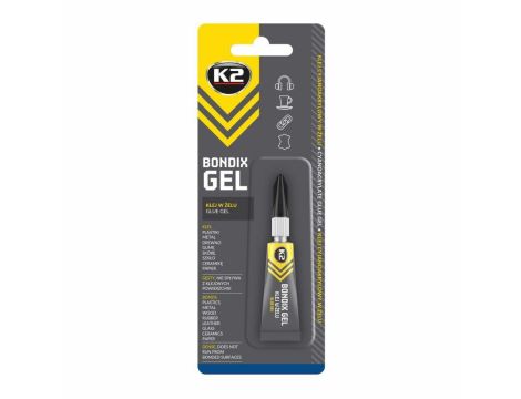 K2 KLEJ CYJANOAKRYLOWY 3g BONDIX ŻELOWY