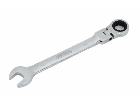 AWTOOLS KLUCZE PŁASKO-OCZKOWE Z GRZECHOTKĄ PRZEGUBOWE KOMPLET 6 szt. 8-19mm - 2