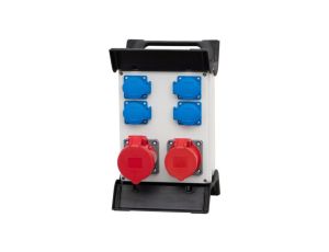 Rozdzielnica R-240 - gniazda 16A 5p, 32A 5p, 4x230V na stelażu plastikowym