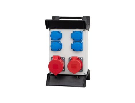 Rozdzielnica R-240 - gniazda 16A 5p, 32A 5p, 4x230V na stelażu plastikowym