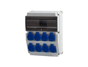 Rozdzielnica CAJA 12M - gniazda 8x230V /12 modułów/
