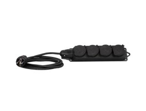 Przedłużacz listwowy gumowy 4x230V(4x2P+Z) OW (H05RR-F) 3x2,5-5m