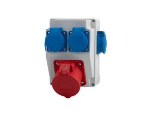 Rozdzielnia RS-KOMBI - gniazda 16A 5p, 4x230V