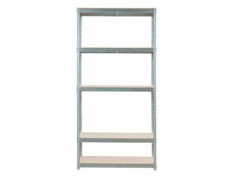 METALKAS REGAŁ MAGAZYNOWY 5 PÓŁEK 210x91x46 NOŚNOŚĆ 280KG OCYNK