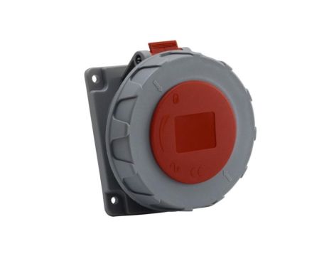 Gniazdo siłowe tablicowe skośne 32A 5p /FE/ IP67