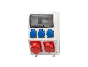 Rozdzielnica CAJA 9M - gniazda 2x16A 5p, 3x230V /9 modułów/
