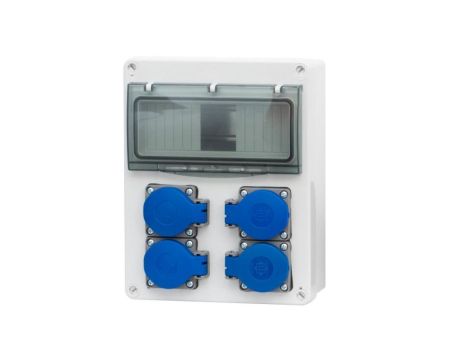 Rozdzielnica R-240 8M - gniazda 4x230V /8 modułów/