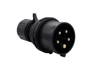 Wtyczka siłowa 16A 5p 380V-415V /FE/ IP44 czarna