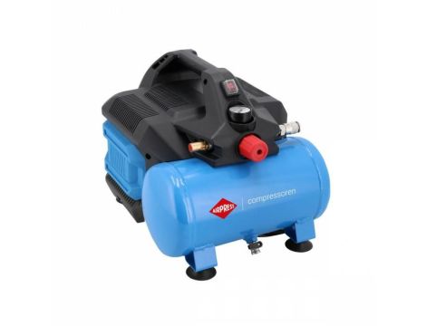 AIRPRESS KOMPRESOR LMO 6-126   6L/1,5KM  BEZOLEJOWY 215 L/MIN.