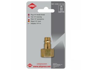 AIRPRESS.SZYBKOZŁĄCZKA WTYK 1/4
