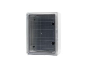 Szafa z tworzywa 300x400x195 mm IP65 drzwi przeźroczyste
