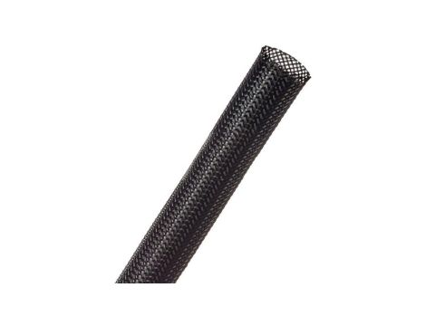 Oplot kablowy poliestrowy osłonowy pleciony uniwersalny Flexo Pet fi: 16mm czarny 152m