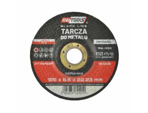 AW TARCZA DO METALU SZLIFIERSKA 125*6,5mm BLACK LINE