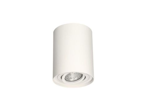 Lampa sufitowa HARYS O natynkowa oprawa punktowa nowoczesna TUBA okrągła GU10 biała MK MEGAKABEL