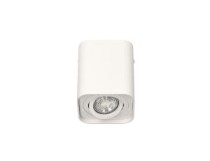 Lampa sufitowa HARYS K natynkowa oprawa punktowa nowoczesna TUBA kwadratowa GU10 biała MK MEGAKABEL