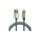 Kabel USB - lightning zielony 1,5m VA0147 Vayox