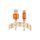 Kabel USB - micro USB pomarańczowy 1,5m VA0145 Vayox