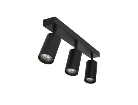 Lampa sufitowa EYES III reflektor plafon litwa 3xGU10 regulowane tuby kolor czarny MK MEGAKABEL