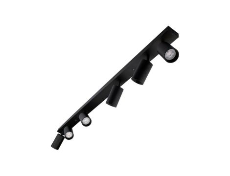 Lampa sufitowa EYES VI reflektor plafon litwa 6xGU10 regulowane tuby kolor czarny MK MEGAKABEL