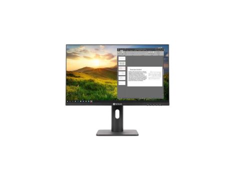 Monitor LED 27 Full HD do pracy 18/7 z regulacją pracy pion/poziom/nachylenie, wejścia Displayport, HDMI, VGA LH-2402
