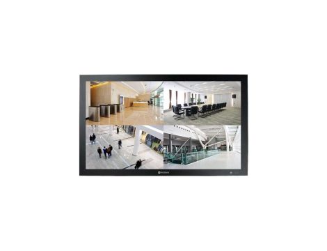 Monitor LED 55” 4K UHD w metalowej obudowie, z hartowanym szkłem optycznym, do pracy 24/7 CCTV QX-55