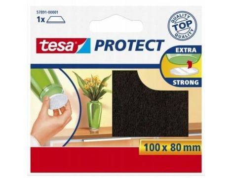 TESA PODKŁADKI FILCOWE 18mm BRĄZ 16szt.