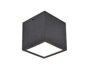 Lampa sufitowa zewnętrzna GEMINI 6389101118 ciemny szary