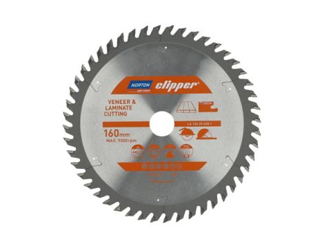 NORTON PIŁA TARCZOWA 160mm x 20mm x 48z LAMINATY I FORNIR (2,2/1,6)