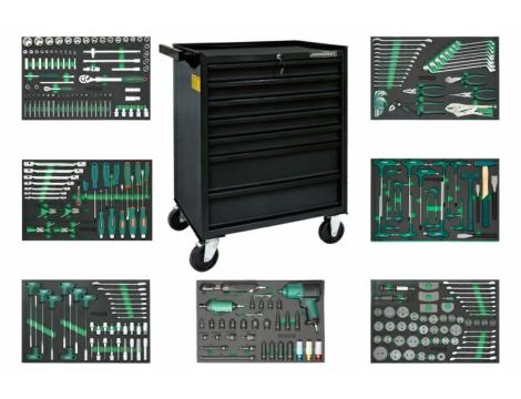 JONNESWAY WÓZEK WARSZTATOWY C-7DC2B + 295szt. NARZĘDZI