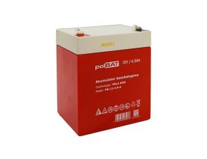 Akumulator AGM 12V 4.5Ah polBAT