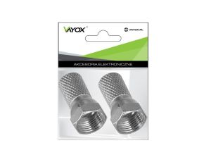 Wtyk sat F 6,8mm HQ CU Vayox (opakowanie 2szt)