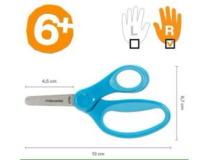 FISKARS NOŻYCZKI DZIECIĘCE 13cm NIEBIESKIE