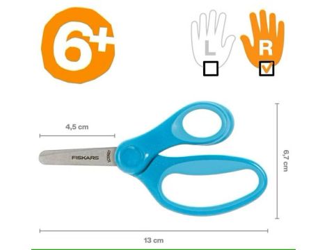 FISKARS NOŻYCZKI DZIECIĘCE 13cm NIEBIESKIE