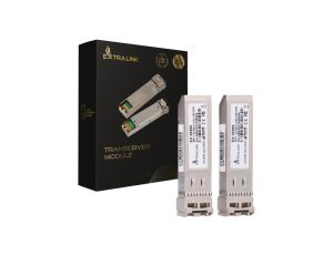 Moduł SFP+ 10Gbps, LC/UPC, 850nm, 300m, multi mode, DOM, Dedicated to HP/Aruba Extralink SFP+ 10G 2-pack
