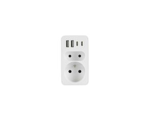 PLASTROL ROZGAŁĘŹNIK DWUKROTNY 2xUSB + 2xUSB C