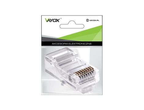 Wtyk telefoniczny 8P8C RJ45 drut LB0003 - 2szt.